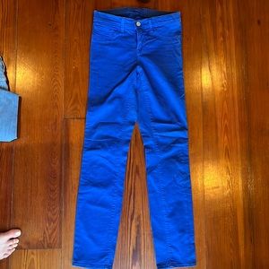 J Brand Colored jeans in Royal. Size 25. Like new.